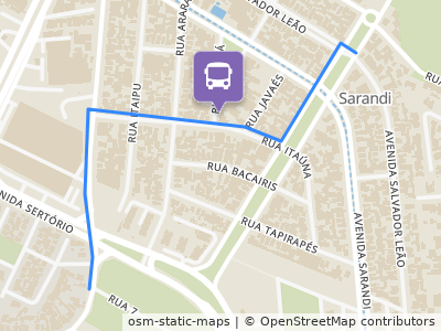 Mapa da parada