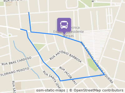 Mapa da parada