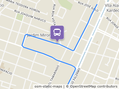 Mapa da parada