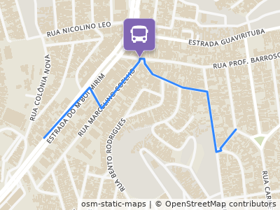 Mapa da parada