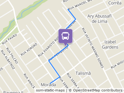 Mapa da parada