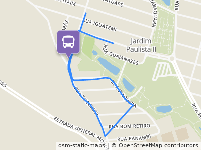 Mapa da parada