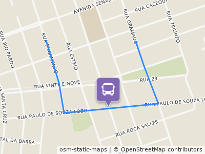Mapa da parada