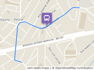 Mapa da parada