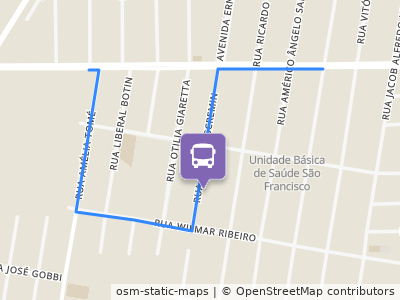 Mapa da parada