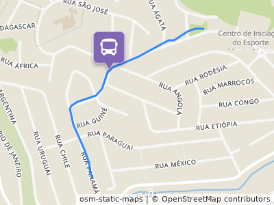 Mapa da parada