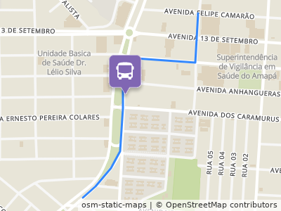 Mapa da parada