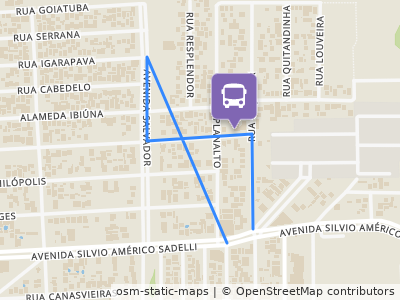 Mapa da parada