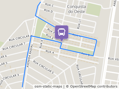 Mapa da parada