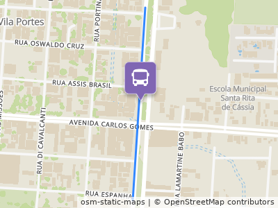 Mapa da parada
