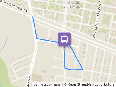 Mapa da parada