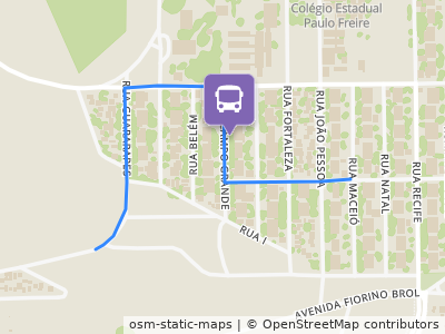 Mapa da parada