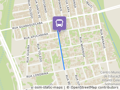 Mapa da parada