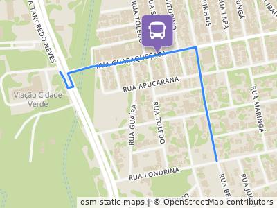 Mapa da parada
