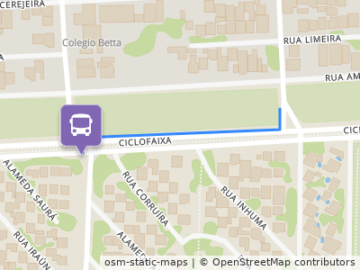 Mapa da parada