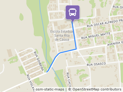 Mapa da parada