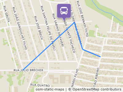 Mapa da parada