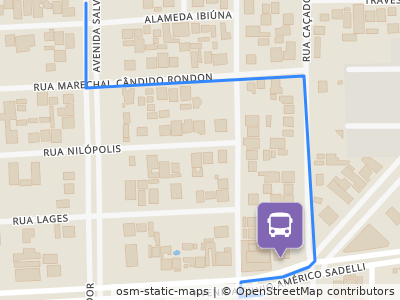 Mapa da parada
