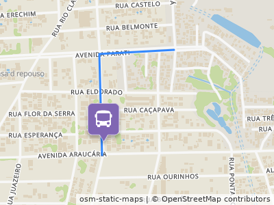 Mapa da parada