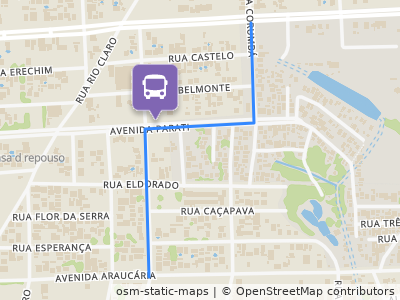 Mapa da parada