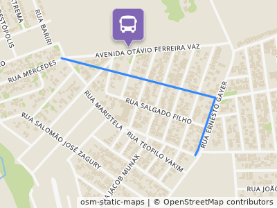 Mapa da parada