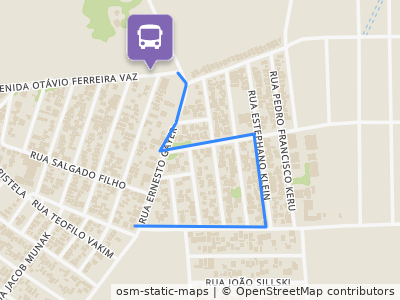 Mapa da parada