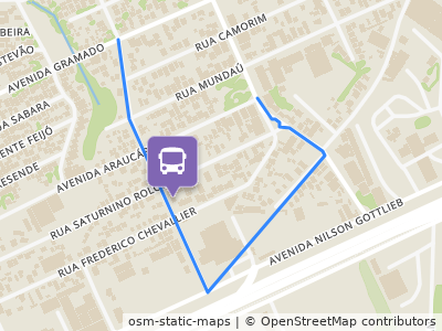 Mapa da parada