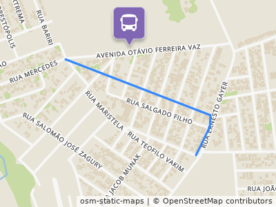 Mapa da parada