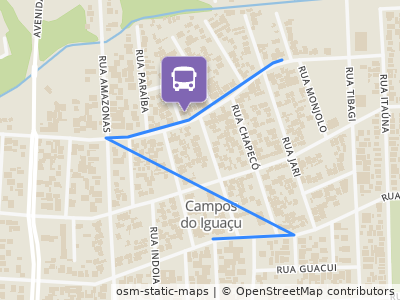 Mapa da parada
