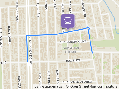Mapa da parada