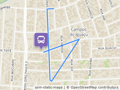 Mapa da parada