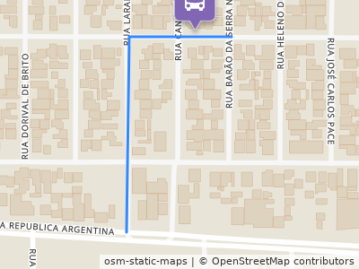 Mapa da parada