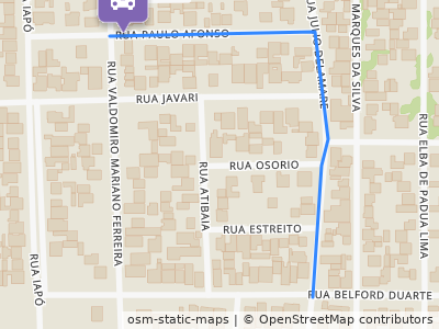 Mapa da parada