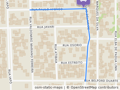 Mapa da parada