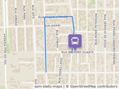Mapa da parada