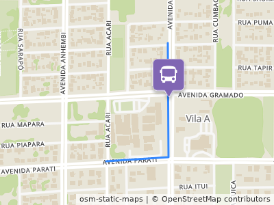 Mapa da parada