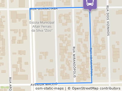 Mapa da parada