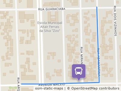 Mapa da parada
