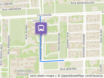 Mapa da parada