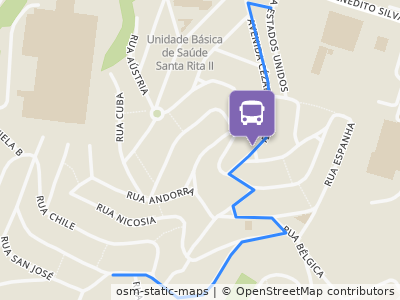 Mapa da parada