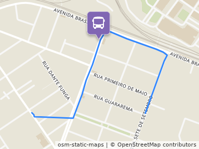Mapa da parada