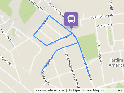 Mapa da parada