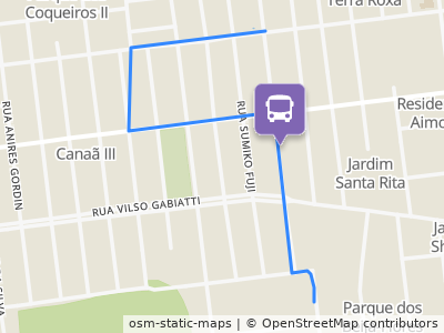 Mapa da parada