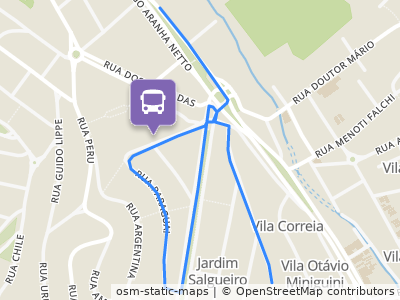 Mapa da parada