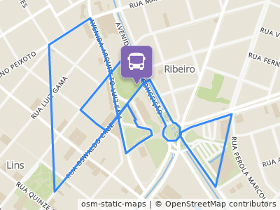 Mapa da parada
