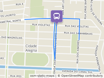 Mapa da parada