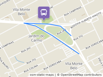 Mapa da parada