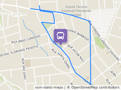 Mapa da parada