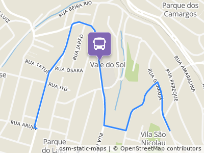 Mapa da parada