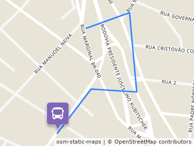 Mapa da parada